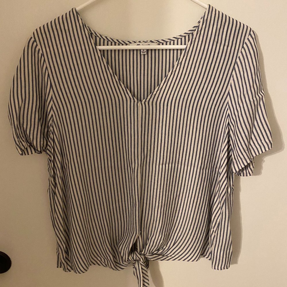 Madewell Tie-Front Top